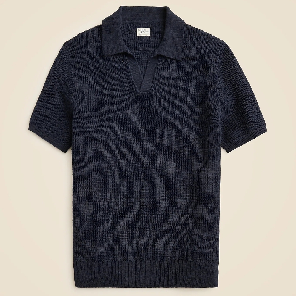 J. Crew - Men's SS Navy Sweater Polo (NWT)